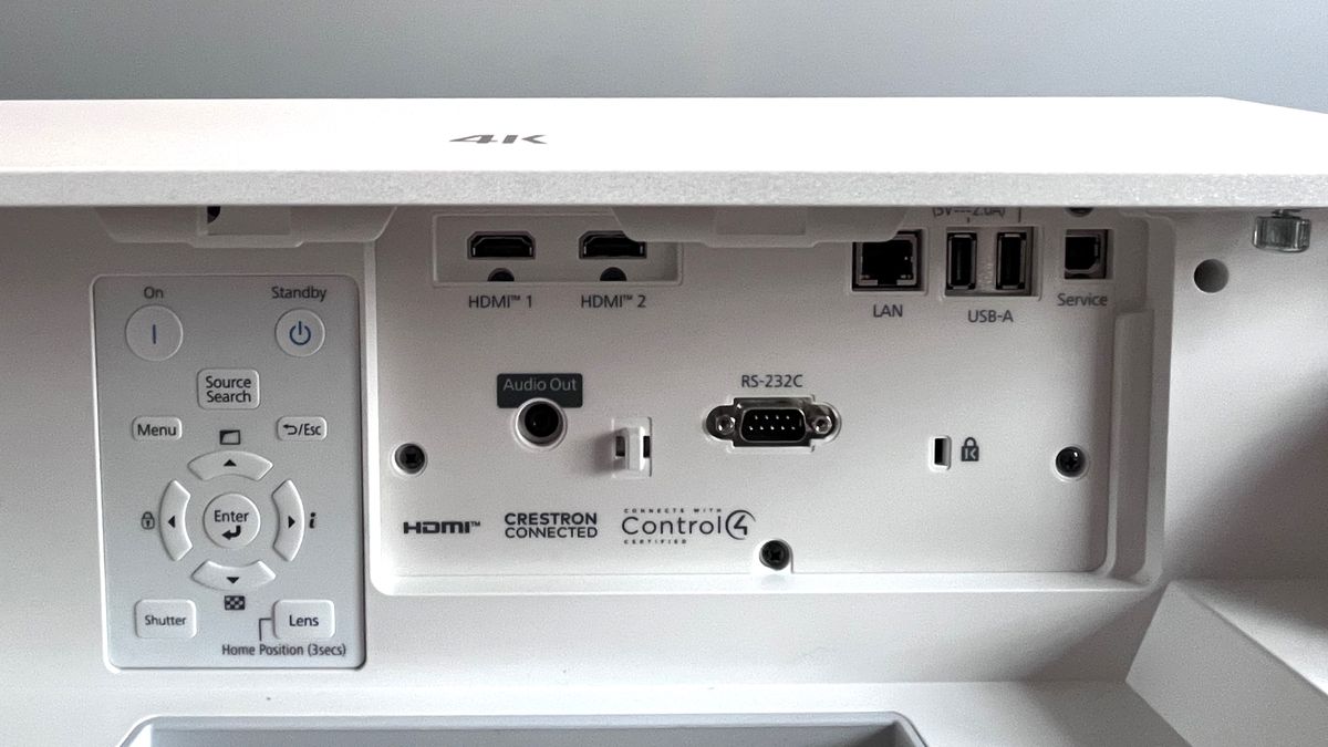 Epson QL7000 rear panel ports