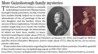 Gainsborough mystery