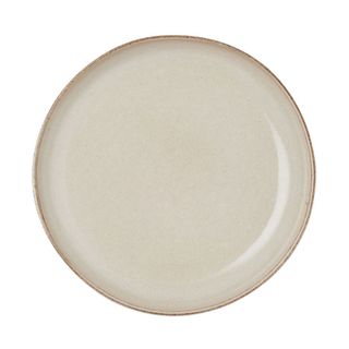 A stoneware plate