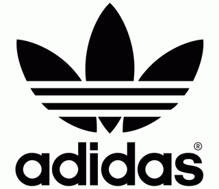 Adidas logo illustrating the combination mark type of logo