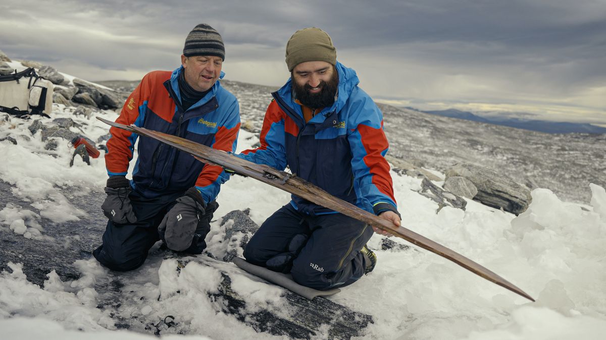 Iron Age skis buried under ice reunited after 1,300 years apart - Livescience.com