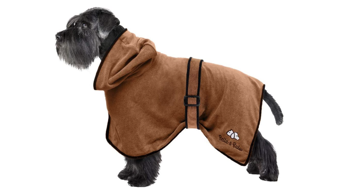 Bella &amp;amp; Balu dog bathrobe