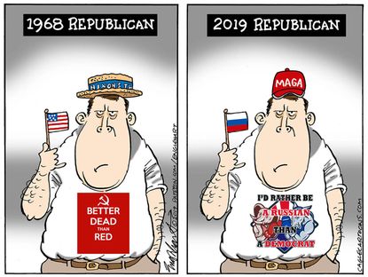 Political Cartoon U.S. 2019 Republican
