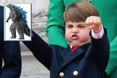Prince Louis at Trooping the Colour and drop in of new godzilla Vs Kong Heat Ray Breath Godzilla