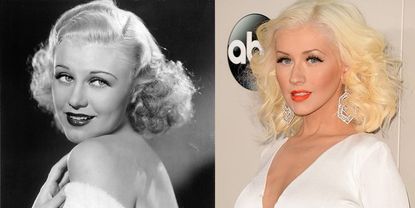 Ginger Rogers (1935) and Christina Aguilera
