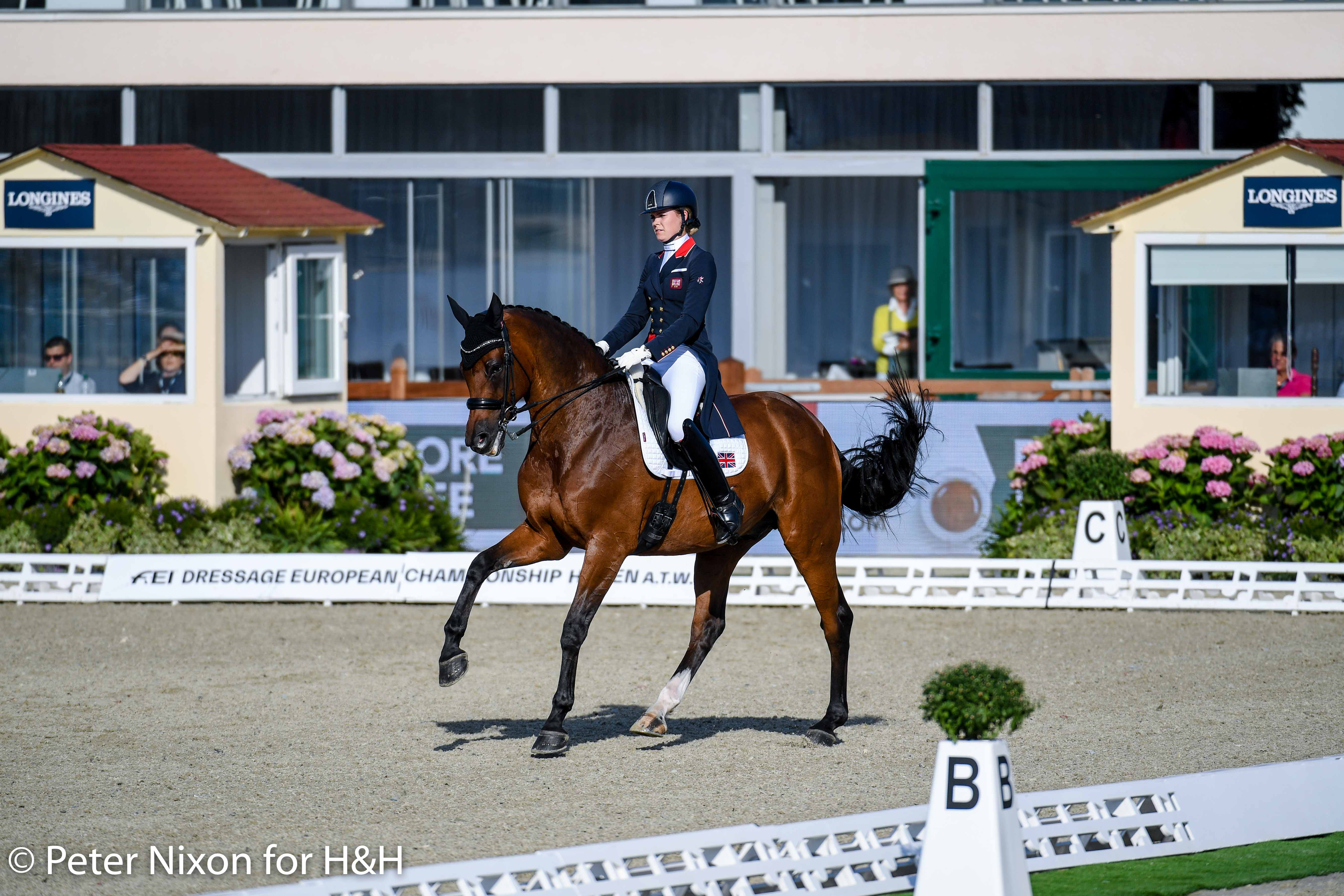 European Dressage Championships Lucy Jane Amy riding Rudy during the Inter II - U25 Team Competition of the Dressage European Championship held at Hagen A.T.W near Osnabr&uuml;ck in Germany between the 7-12th September 2021