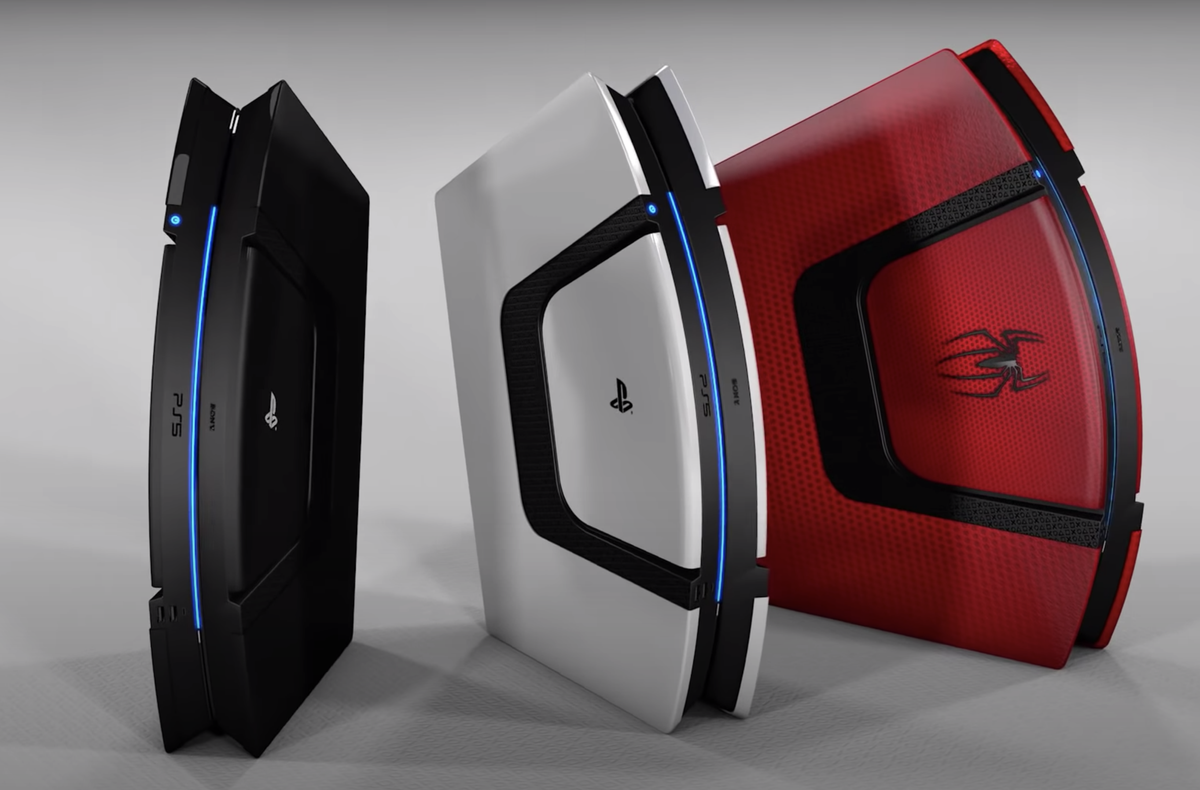 ps5 black and red