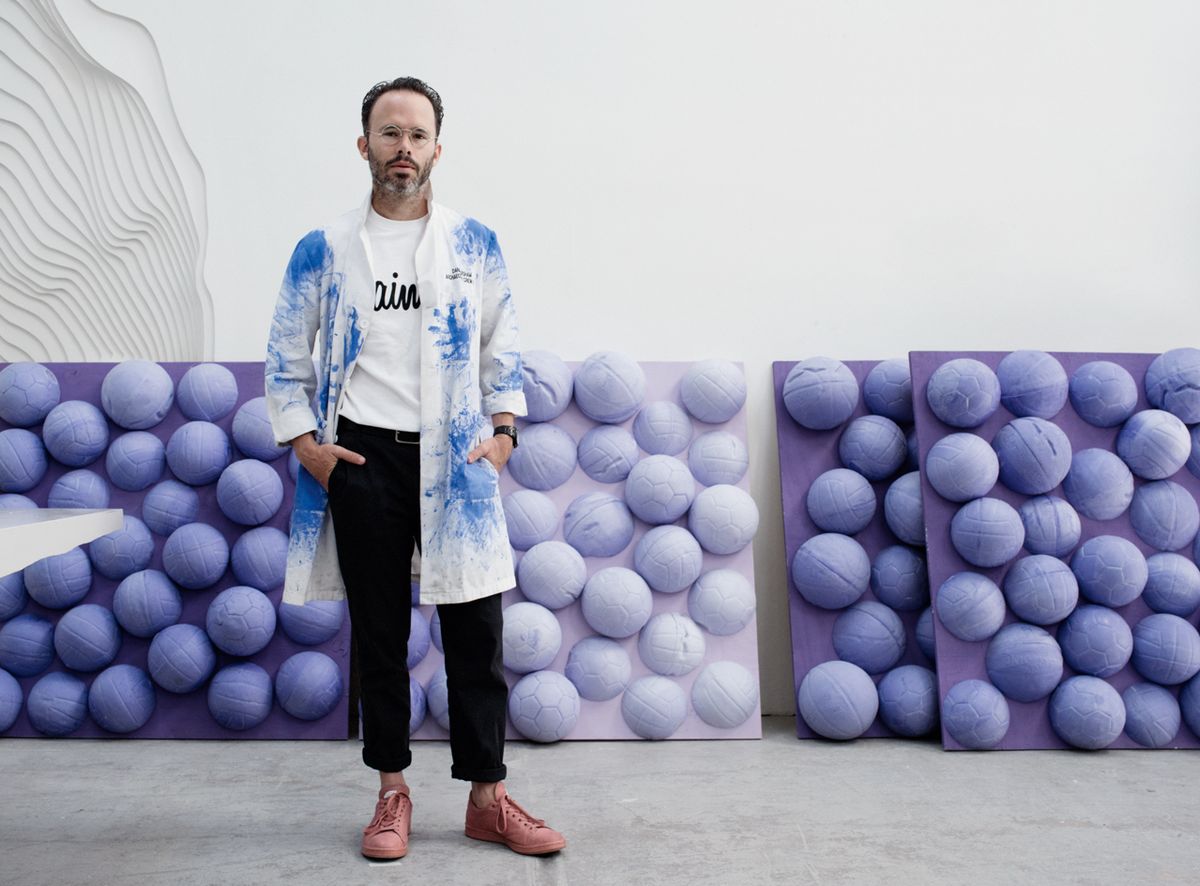 Daniel Arsham's monochrome work gains a wash of colour | Wallpaper*