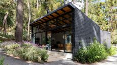The main pavilion at the Araucarias House, a forest retreat in the Brazilian forest