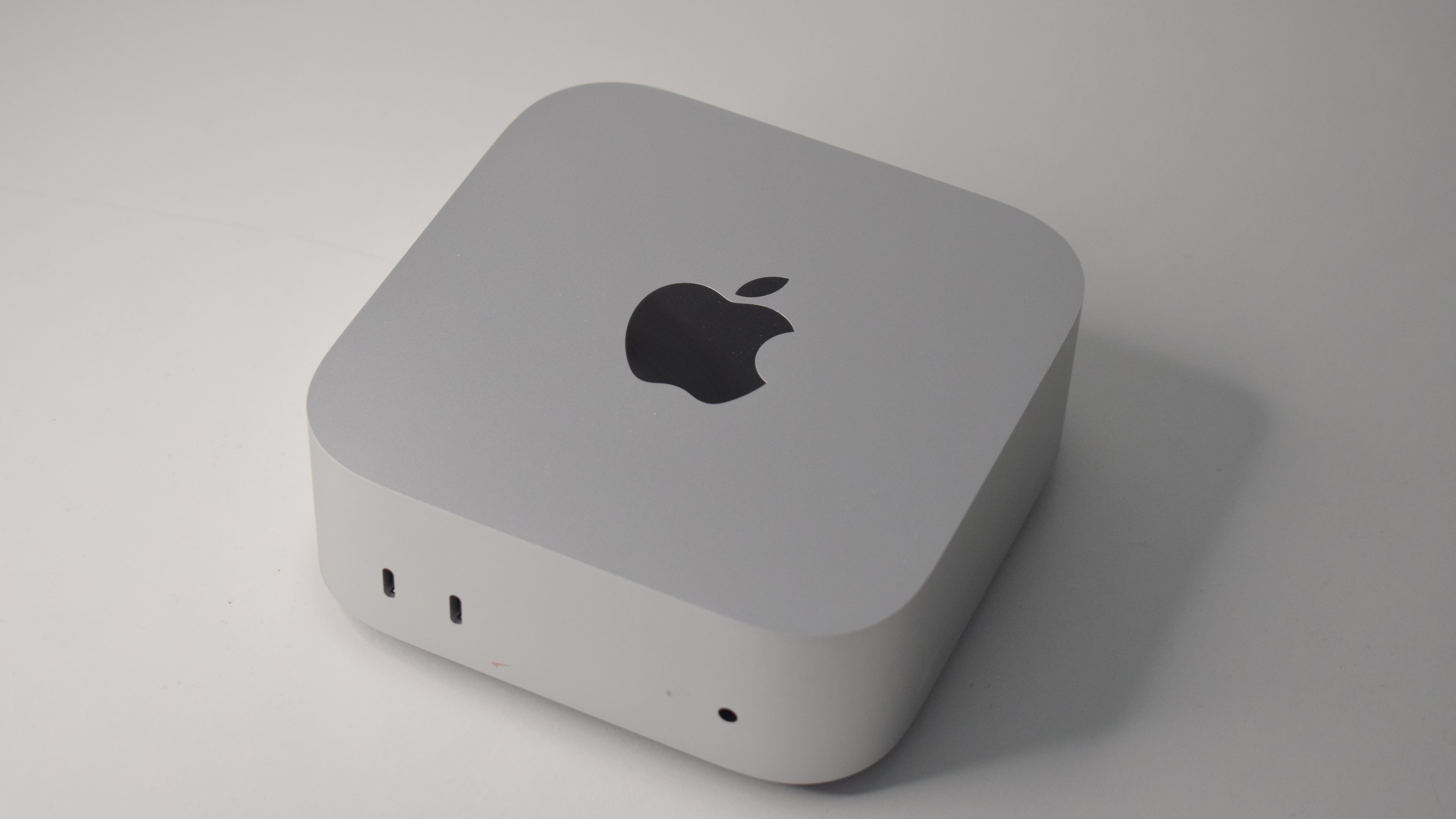 The Apple Mac Mini M4 on a desk