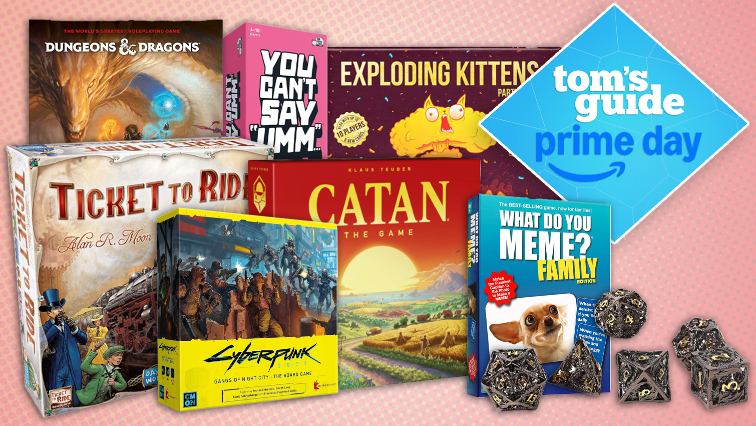 An array of board and card games