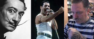 Salvador Dali, Freddie Mercury and Joshua Davis