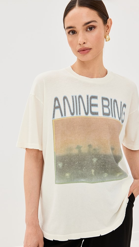 Anine Bing Cade Mushrooms Tee