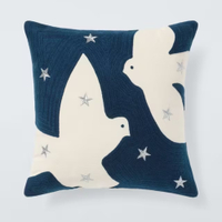 John Lewis Peace Bird Christmas Cushion