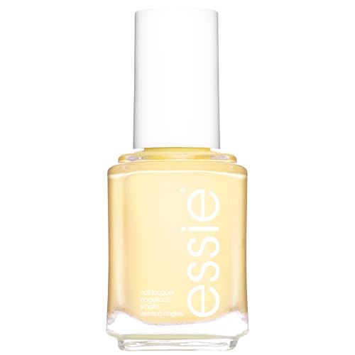 Essie Original Nail Polish - Summer Solstice Pale pastel yellow color, Original High Shine, Glossy Finish, High Coverage Easy Glide Nail Polish, Vegan Formula, 13.5 ml