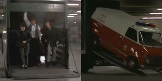 The magic ambulance from Die Hard