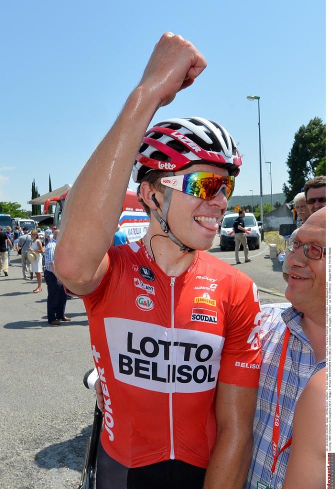 Kris Boeckmans thought he had the win