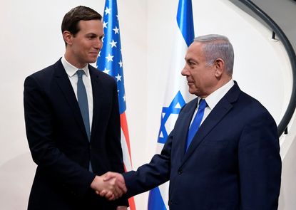 Jared Kushner and Benjamin Netanyahu.
