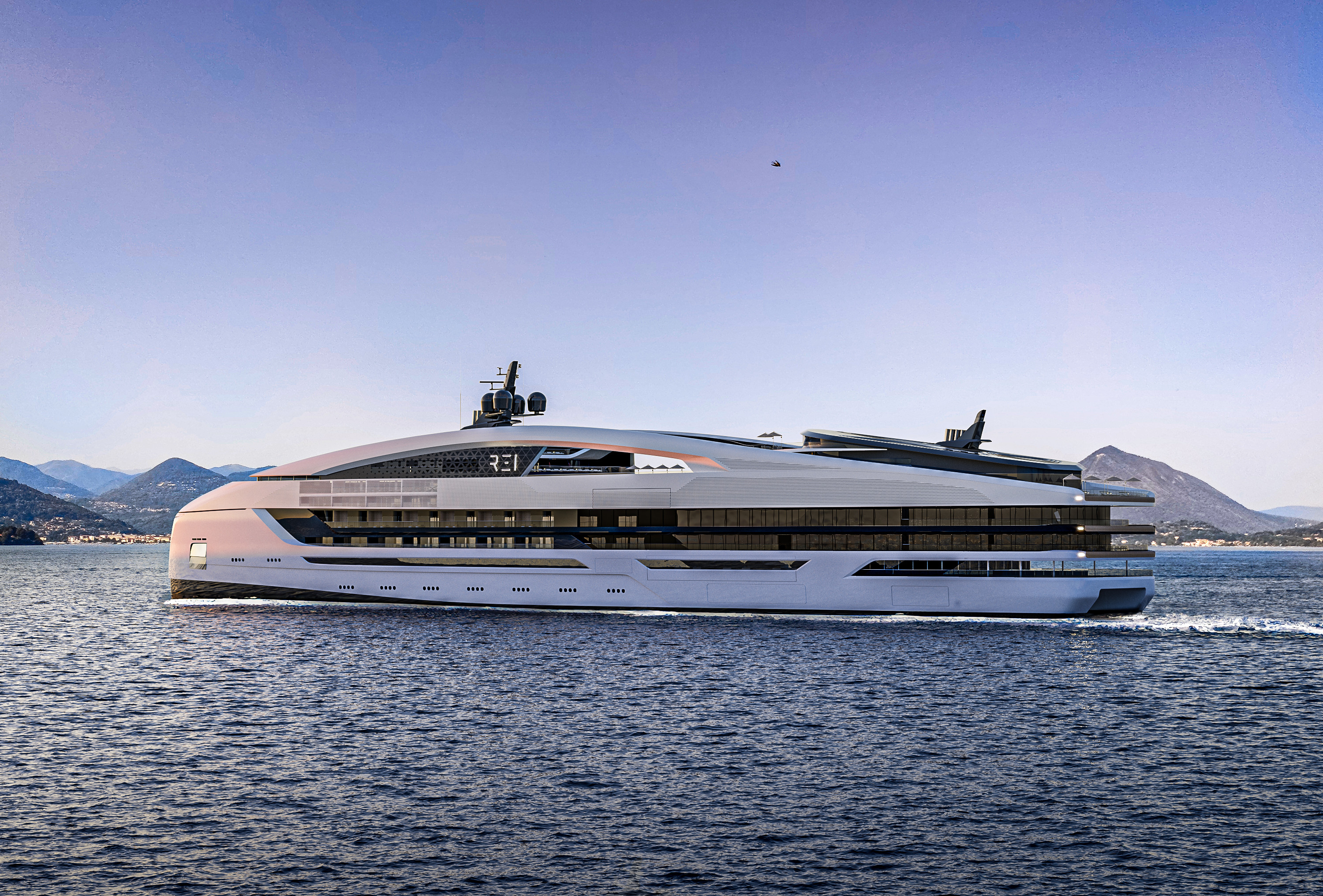 REI concept cruise yacht by Viken Group