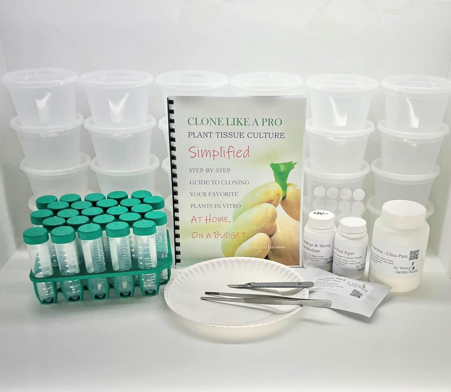 In Vitro Garden Supply Advanced Plant Tissue Culture Cloning Kit