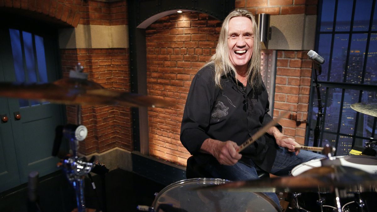 Iron maiden drummer Nicko McBrain 