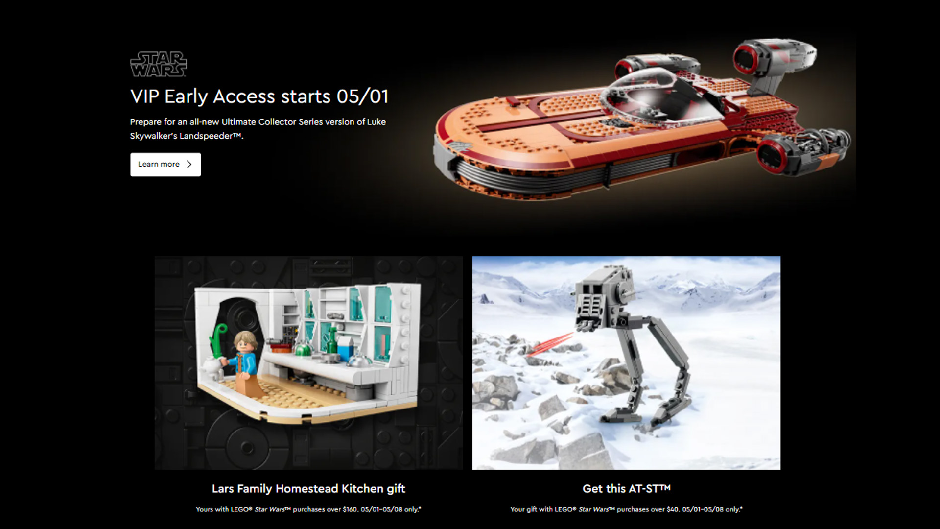 Lego has epic Star Wars Day 2022 offers for VIP Rewards members Space