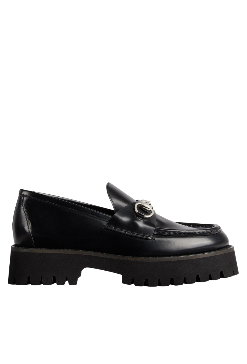 An image of Gucci loafers.