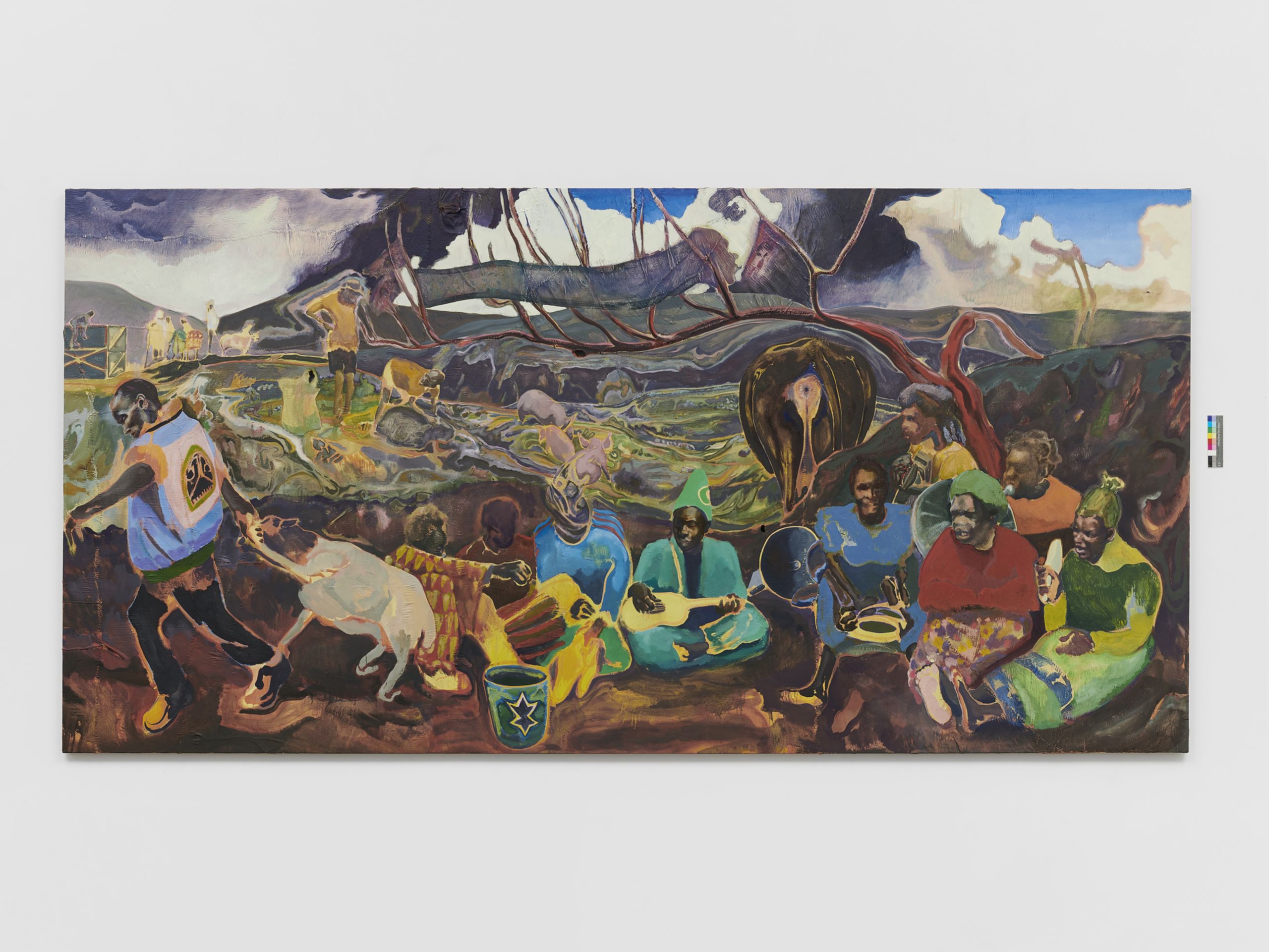 In Venice, Michael Armitage's paintings are an emotional retelling of the political climate