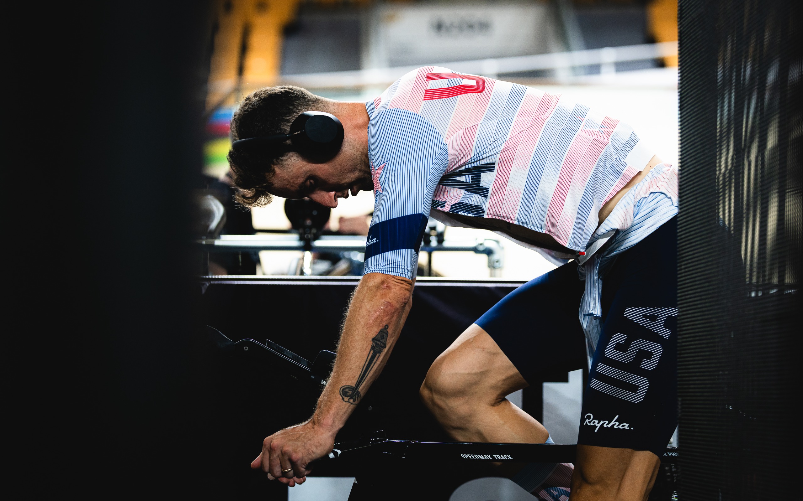 Taylor Phinney in Shanghai at the UCI Track World Championships 2026
