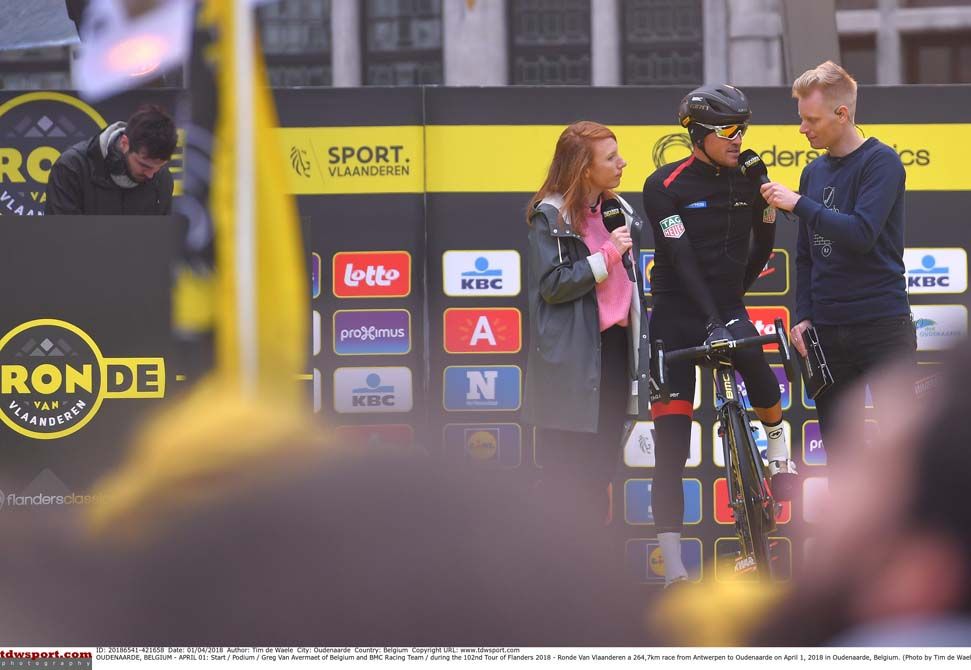 Greg Van Avermaet (BMC Racing) looking for his first Tour of Flanders title