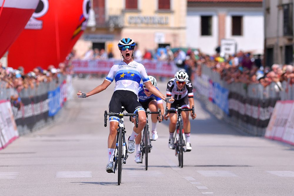 Marianne Vos (Waowdeals) won the eighth stage at the Giro Rosa on Friday in Breganze