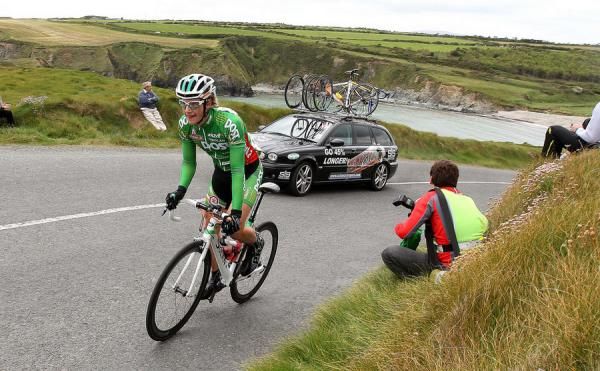 Sam Bennett of the An Post Sean Kelly who rode strongly to defend his teammates lead in the race