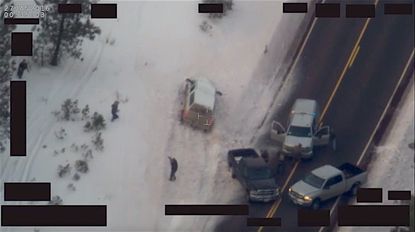 Aerial FBI footage of the shooting of LaVoy Finicum