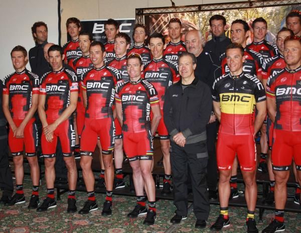 The 2012 BMC team in Denia.