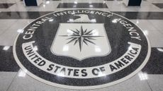 The seal on the floor of the CIA's headquarters in Langley, Virginia.