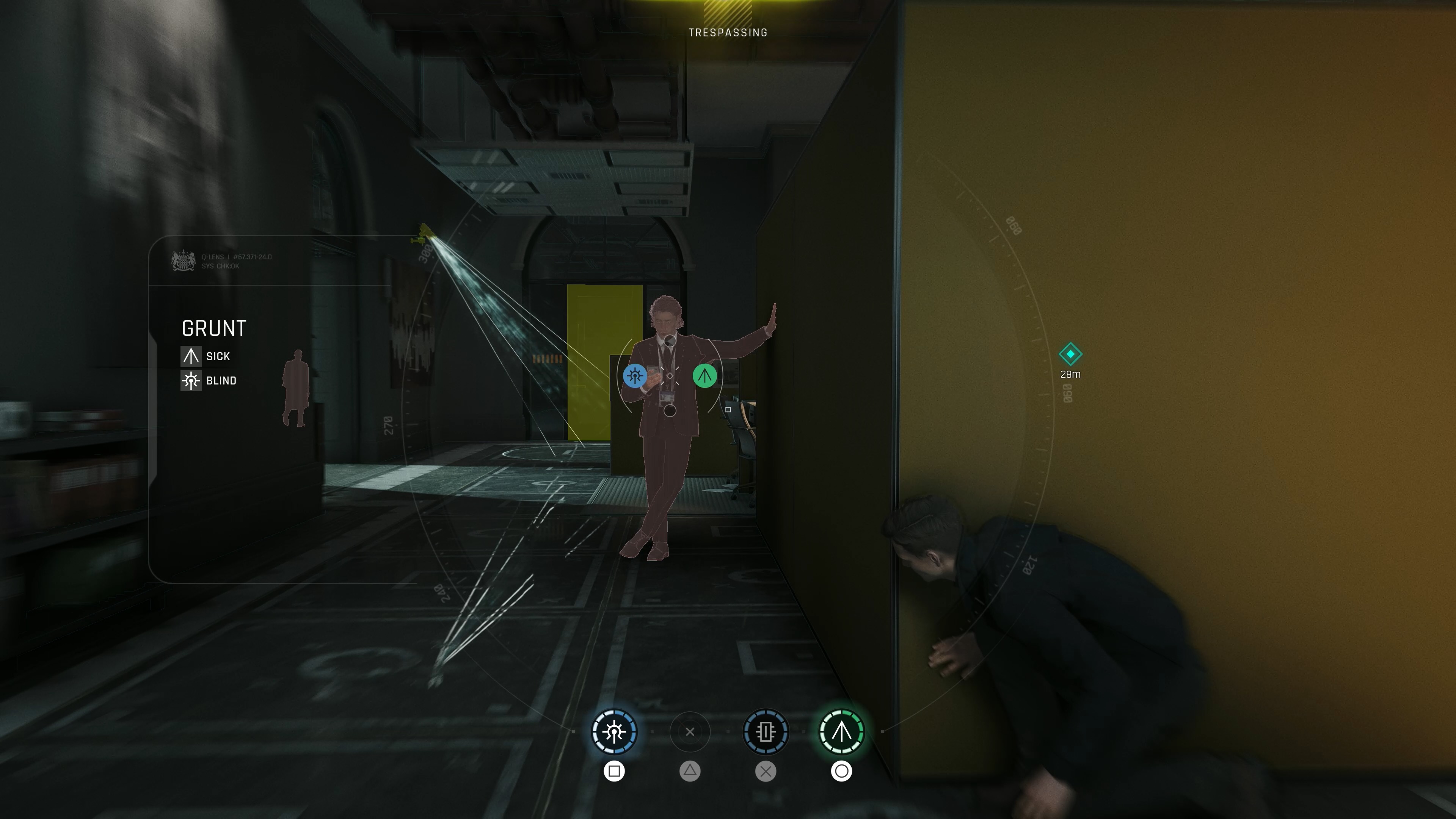 Bond uses gadget view.