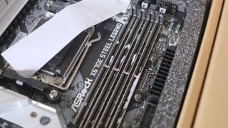 ASRock DDR5 Memory Sticker Peel Failure