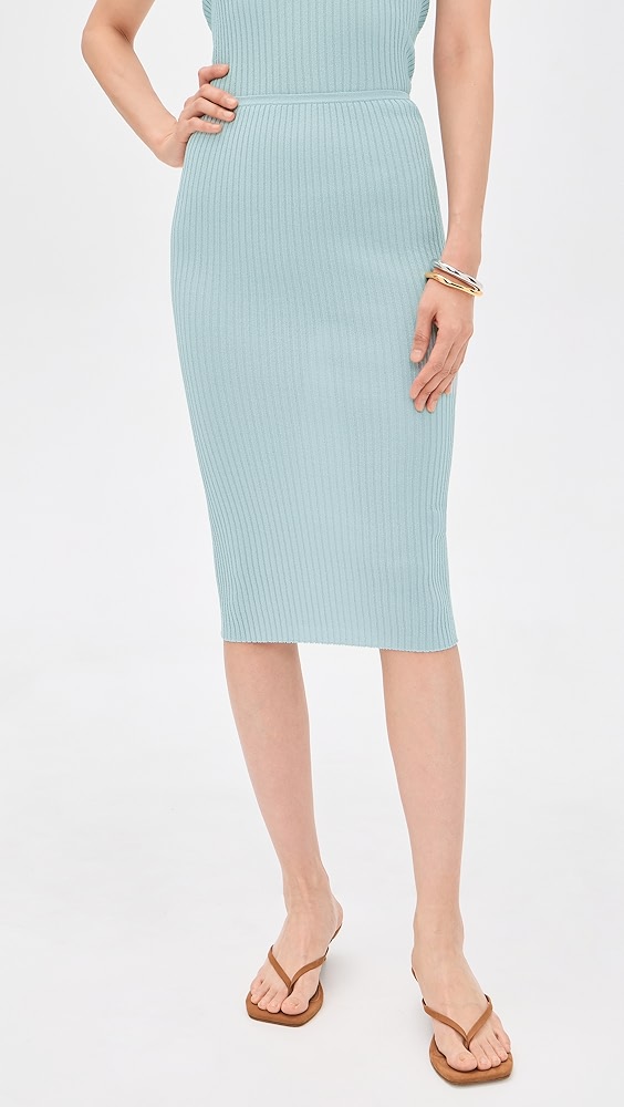 Blake Rib Skirt - Mirage