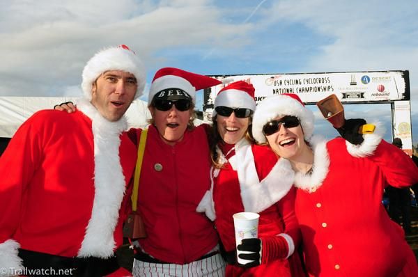Holiday festivities were in full swing.