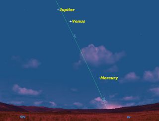 Mercury will be at its best in the evening sky for the year 2012 for observers in the northern hemisphere on March 6, 2012.
