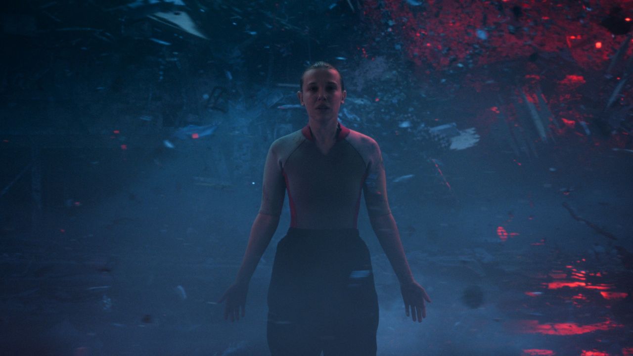 Millie Bobby Brown as Eleven in Stranger Things