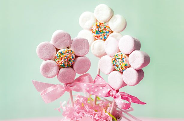 Marshmallow flowers