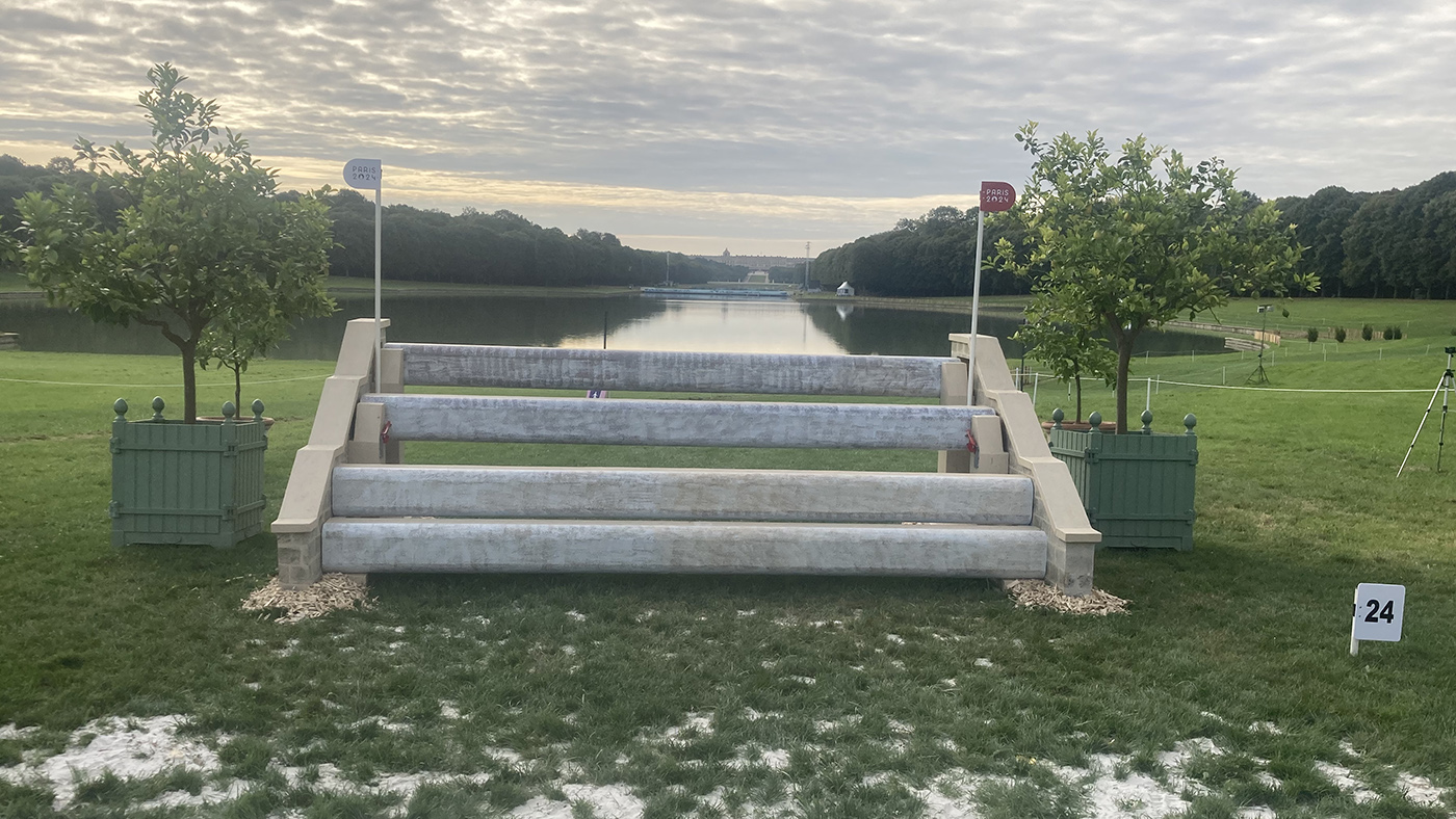 Paris Olympics cross-country course: fence 24