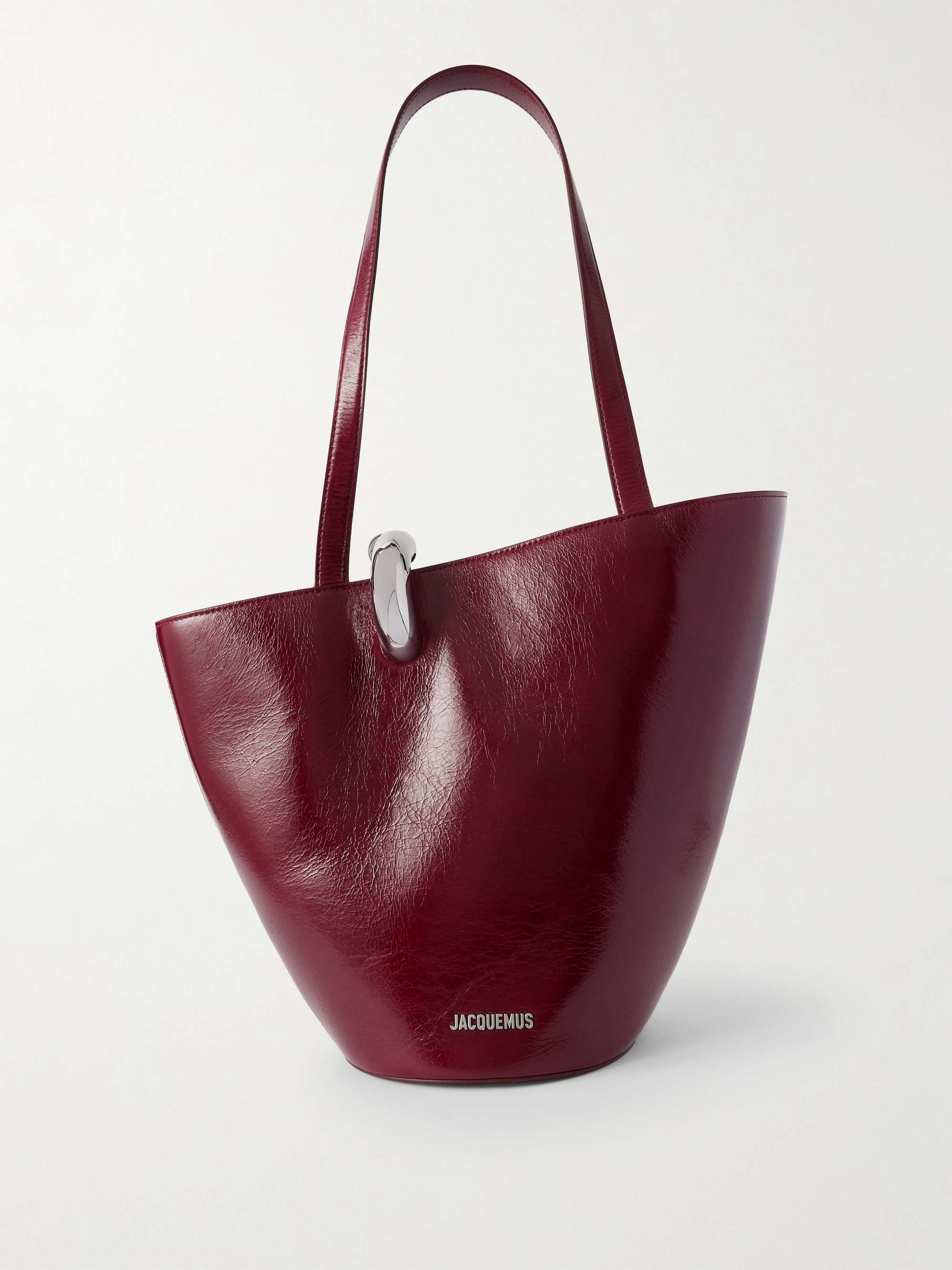 Le Bambola Moyen Embellished Crinkled-Leather Bag