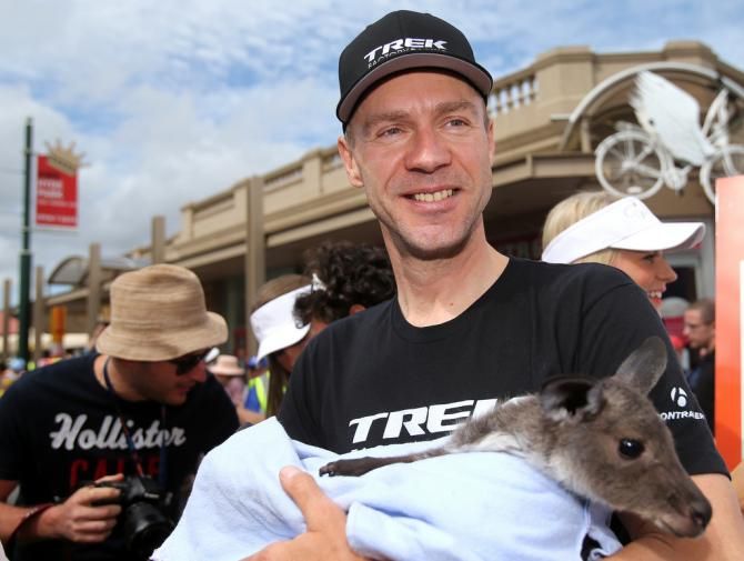 Of course Jens Voigt got a farewell photo with a joey
