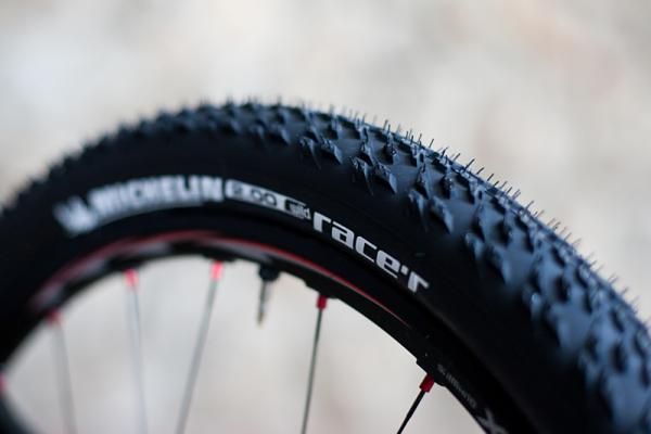 The Michelin Wild Race'r tires is specifically designed for harder, faster courses.