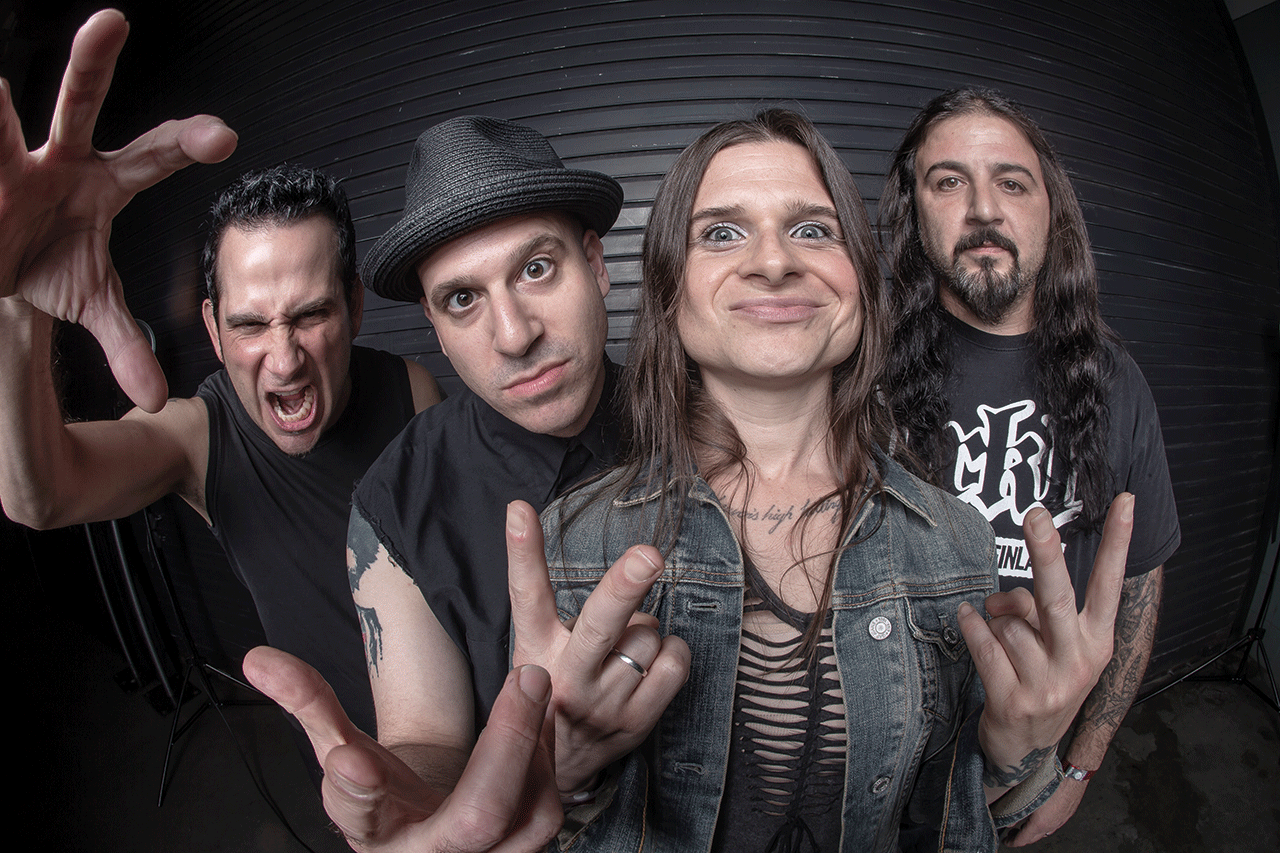 Life Of Agony (left to right): Joey Z, Alan Robert, Mina Caputo, Sal Abruscato