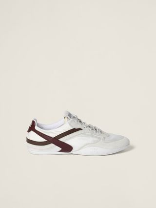 Gymnasium Technical Fabric and Suede Sneakers