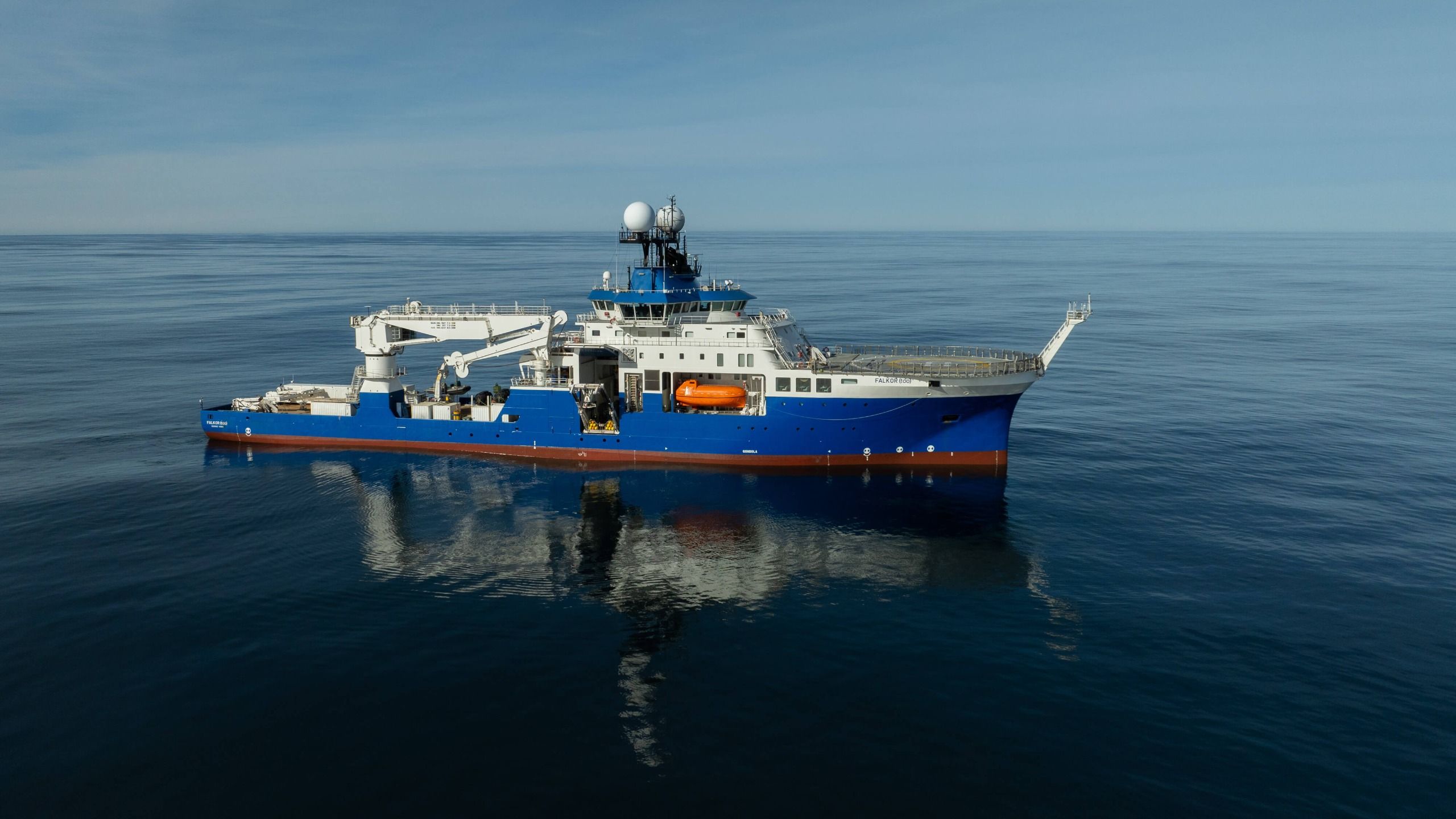 Research boat.
