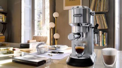 De'Longhi Dedica Style EC685 coffee machine review | Real Homes